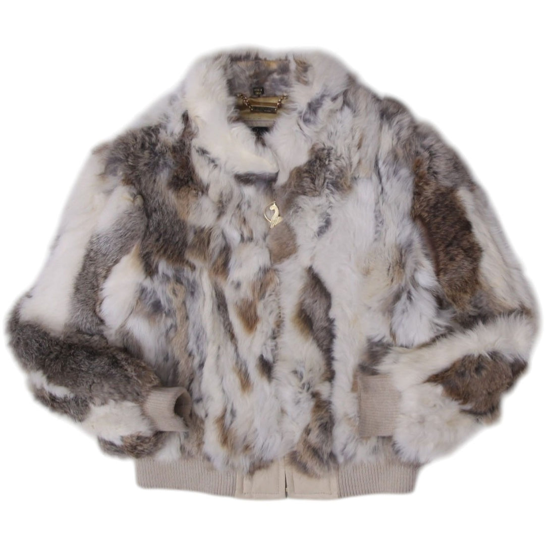Vintage Baby Phat by Kimora Lee Simmons. Genuine Rabbit Fur Bomber Luxury Streetwear Jacket | Migration_Fur A | Fashion Rerun