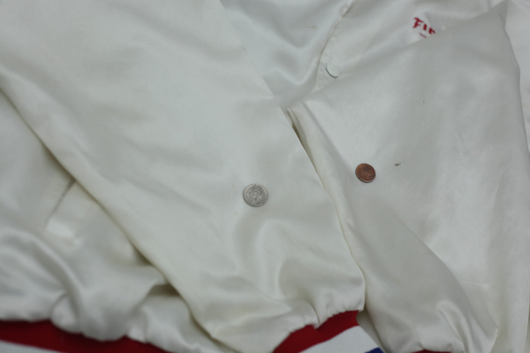 Vintage Swingster USA Olympic Satin Bomber Jacket Made in USA XXL - Fashion Rerun Vintage Migration_Jacket