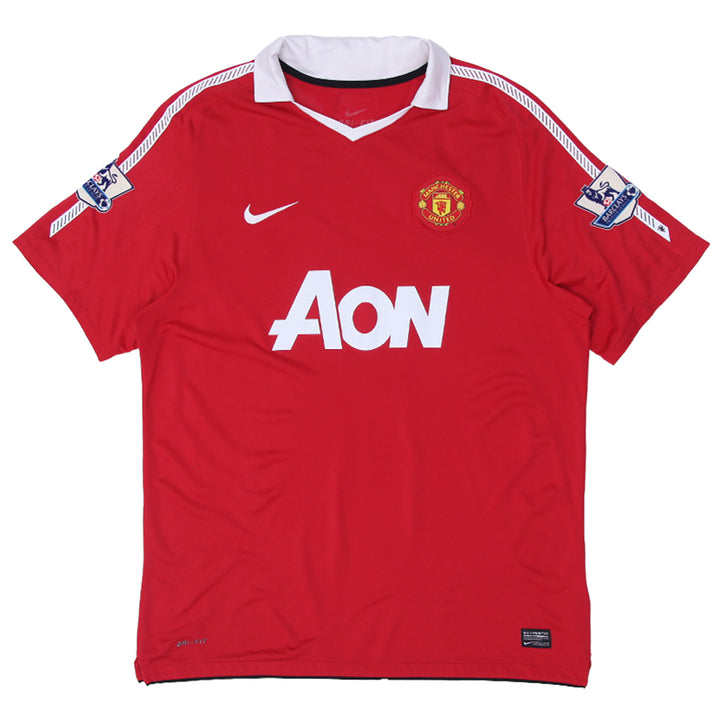 Mens Nike 2010-2011 Manchester United Giggs # 11 Home Football Jersey - Fashion Rerun Vintage Migration_Jersey