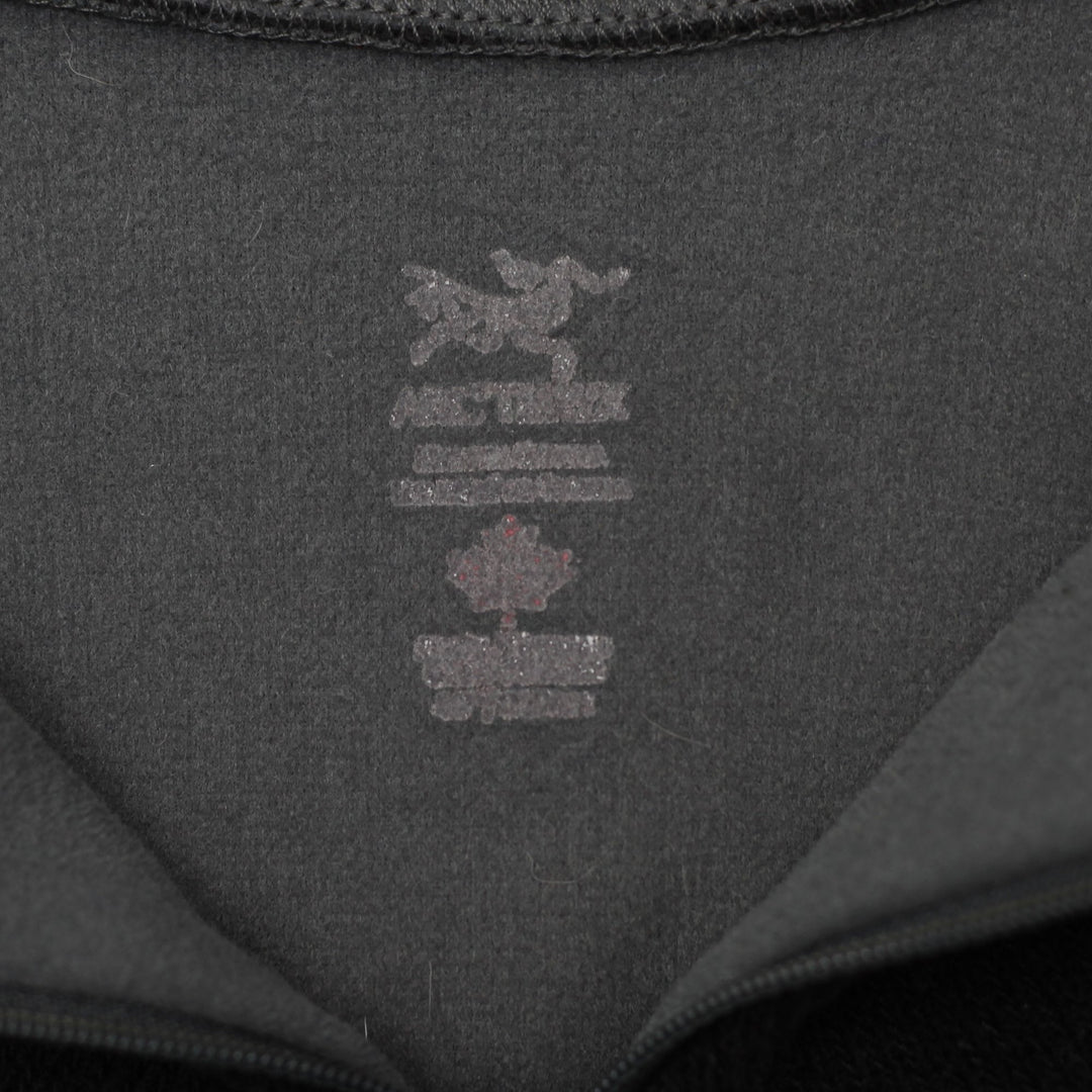 Mens Arc'teryx Delta Fleece Black 1/4 Zip Lightweight Outdoor Winter | Migration_Jackets - Back View | Fashion Rerun