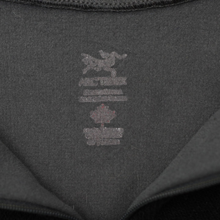 Mens Arc'teryx Delta Fleece Black 1/4 Zip Lightweight Outdoor Winter | Migration_Jackets - Back View | Fashion Rerun