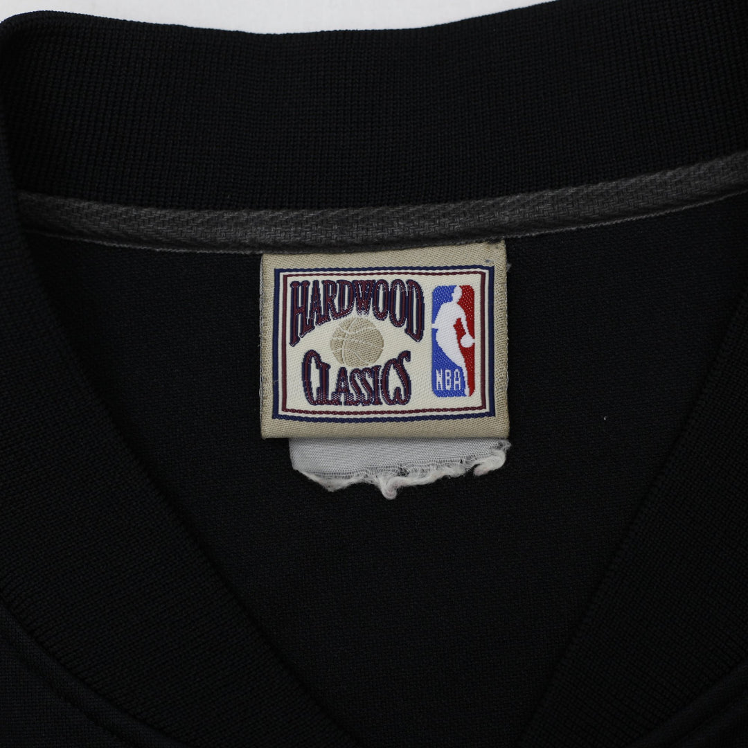 Vintage 2000s Majestic NBA Jersey Team Logo Patches Shirt Size XXL | Migration_Jersey - Back View | Fashion Rerun