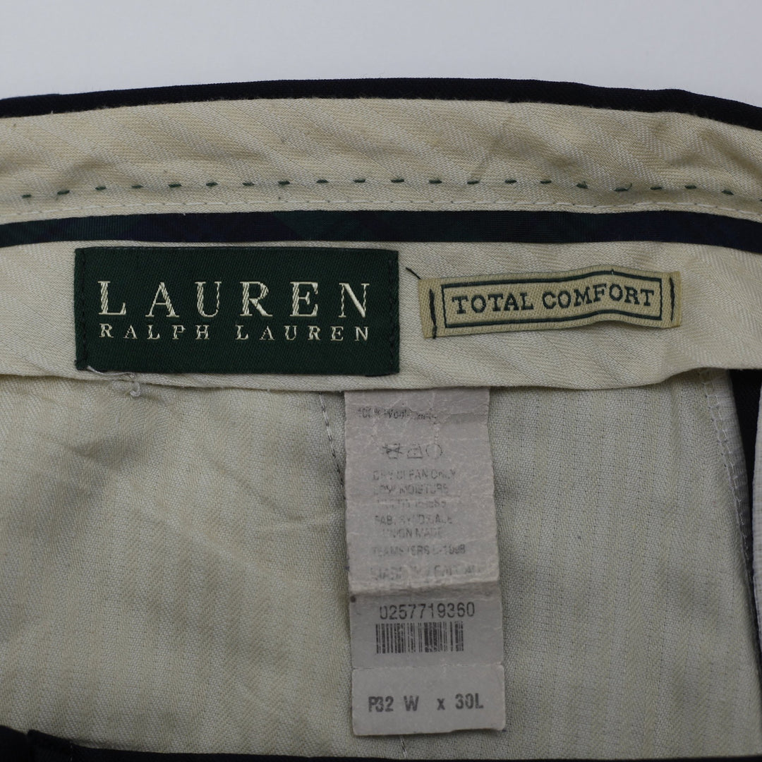 Mens Ralph Lauren Pinstripe Pants Size W32xL30 | Migration_Pants - Back View | Fashion Rerun