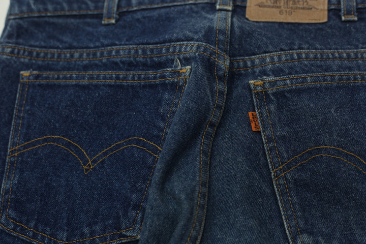 Vintage Levi's 619 Orange Tab Straight Leg Jeans | Migration_Pants UAENAT20 - Detail View | Fashion Rerun