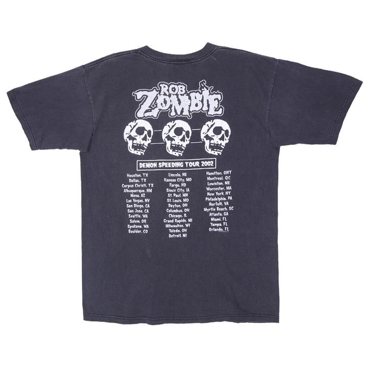 2002 Vintage Rob Zombie Demon Speeding Tour T-Shirt All Sport XL - Fashion Rerun Vintage Migration_T-Shirt