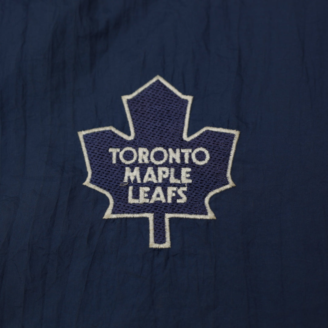 Vintage Mens Starter 90s Toronto Maple Leafs Starter Windbreaker Jacket