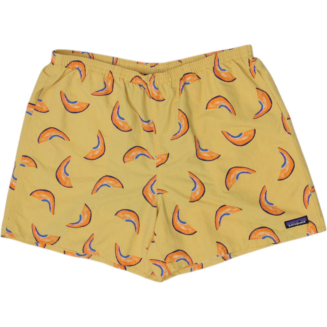 Mens Patagonia Baggies Melon Print Swim Trunks Yellow Size XL