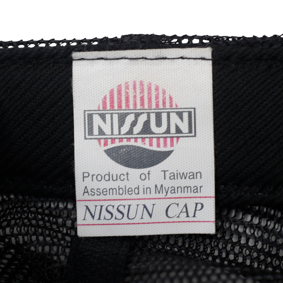 Mens LA Trucker Hat Black Mesh Adjustable Embroidered Logo