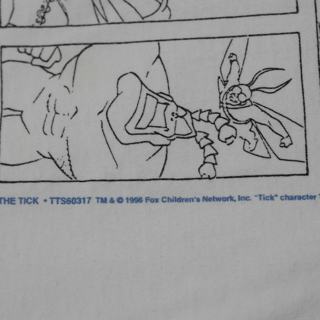 Vintage 90s The Tick Superhero Cartoon TV Show Fox Kids T-Shirt XL | Migration_T-Shirts - Alternate View | Fashion Rerun