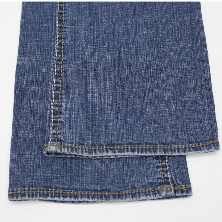 Y2K Ladies Hydraulic Blue Flared Jeans
