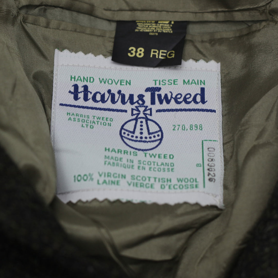 Vintage Harris Tweed 100% Virgin Scottish Wool Hand Woven Coat / Jacket - Fashion Rerun Vintage Migration_Jacket