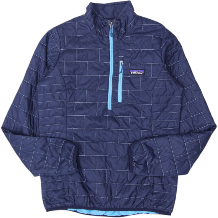 Ladies Patagonia Puffer Jacket Navy Blue Half Zip Lightweight | Migration_Jackets | Fashion Rerun