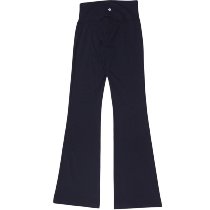 Ladies Lululemon Leggings Black Flared Stretchy Activewear