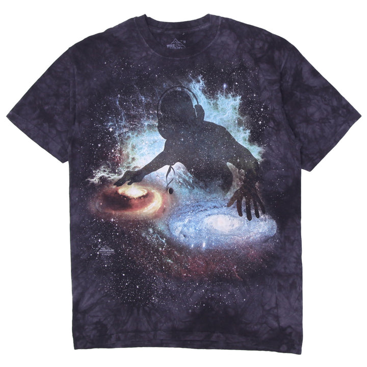 Mens The Mountain Space DJ Galaxy Tie Dye T-Shirt
