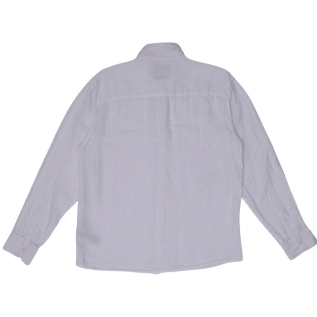 Abercrombie Linen Button-Up Shirt Size XS | Migration_Shirts MJ DROP - Side View | Fashion Rerun