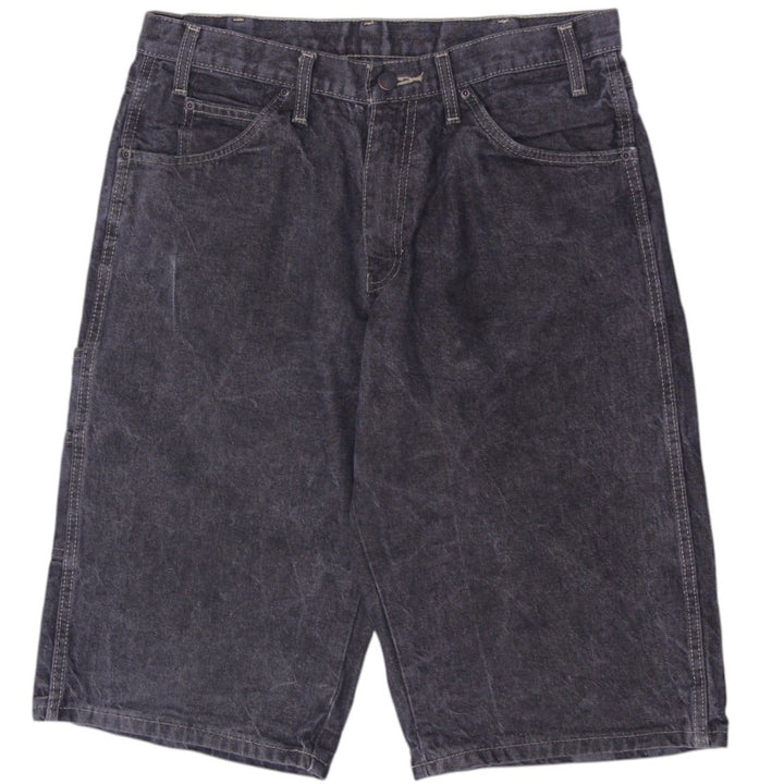 Y2K Mens Dickies Loose Fit Black Denim Jorts
