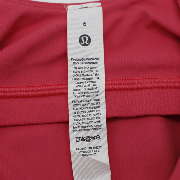 Ladies Lululemon Align Tank Top Padded Workout Top Size 6