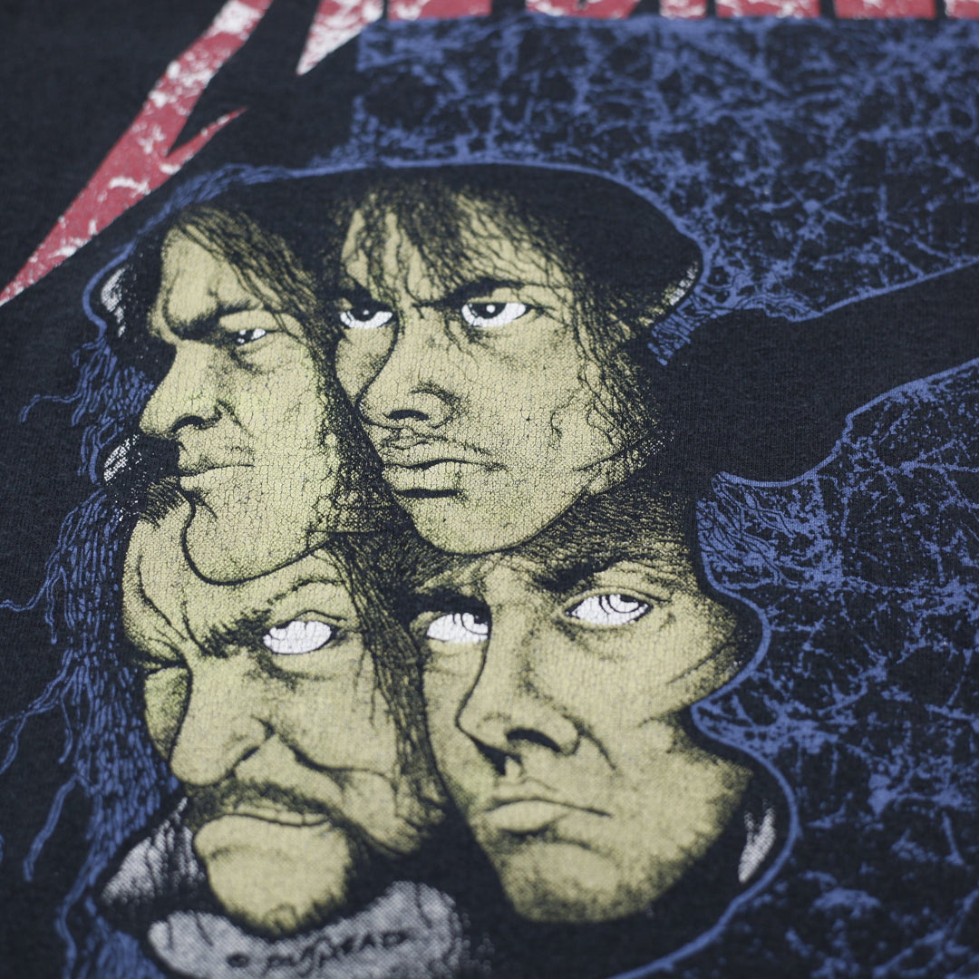 Vintage Metallica ...And Justice For All T-Shirt 2XL Black Hanes Heavyweight