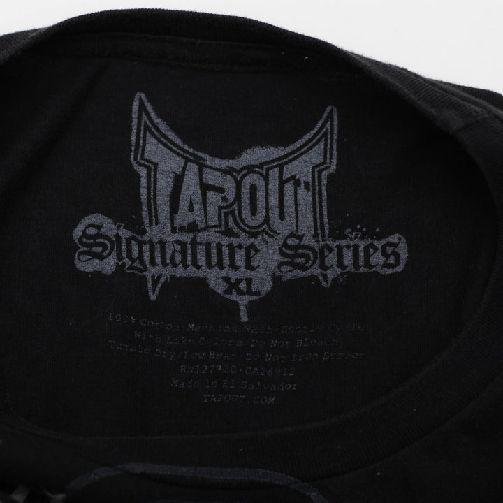 Y2K Mens Tapout Signature Series Graphic T-Shirt Size XL