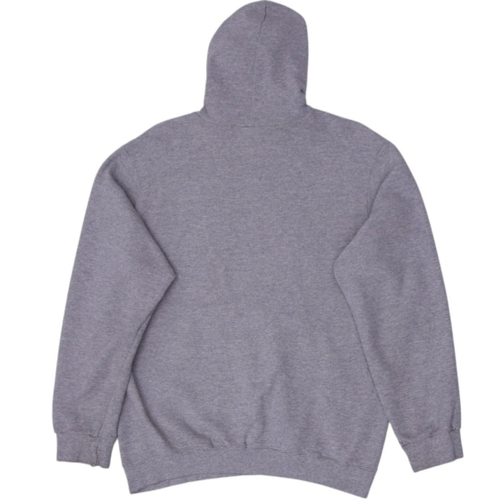 Vintage Nike Embroidered Center Swoosh Logo Gray Pullover Hoodie M | Migration_Hoodies - Side View | Fashion Rerun