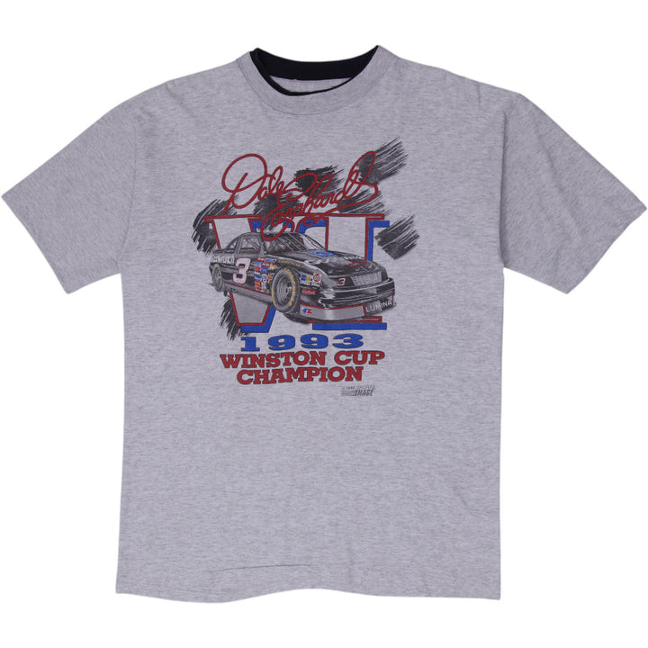 Vintage 1993 Dale Earnhardt Winston Cup Champion Sports Image USA Ringer