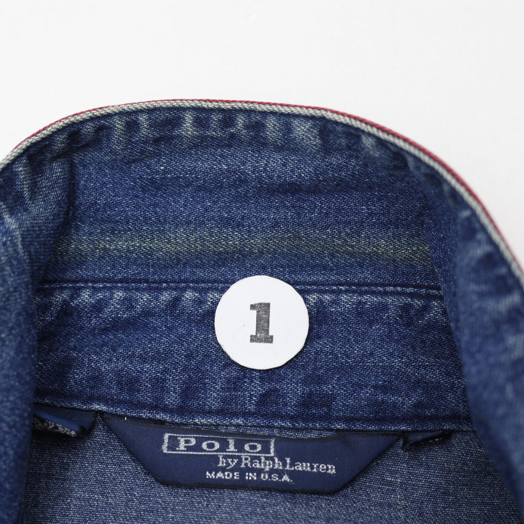Vintage 90s Polo Ralph Lauren Denim Jacket Size L | Migration_Jackets - Alternate View | Fashion Rerun