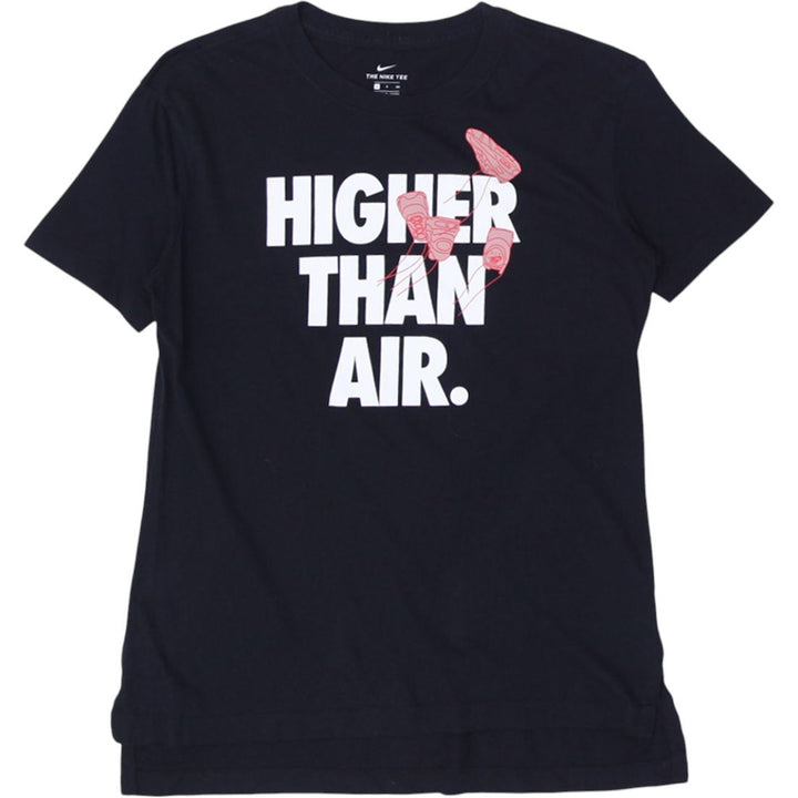 Ladies Nike Tee Black Graphic Higher Than Air Print