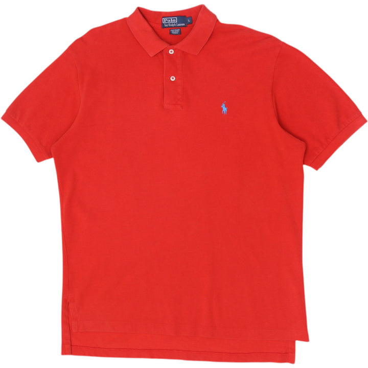 Mens Polo by Ralph Lauren Classic Fit Red Polo T-Shirt Size L