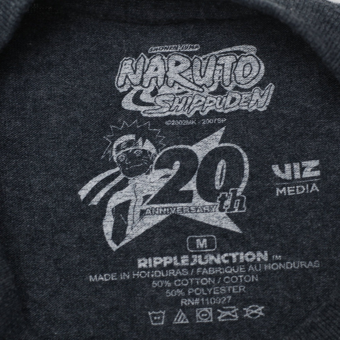Mens Ripple Junction Naruto Shippuden Akatsuki Gray Itachi Kisame T-Shirt Size M