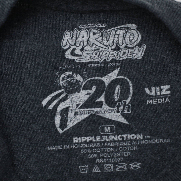 Mens Ripple Junction Naruto Shippuden Akatsuki Gray Itachi Kisame T-Shirt Size M