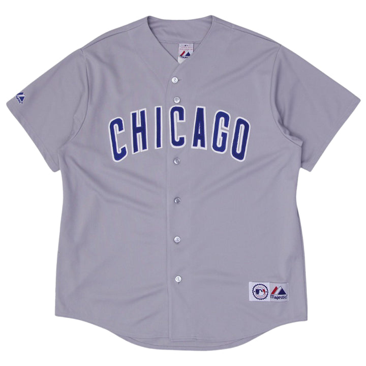 Vintage Chicago Cubs MLB Majestic Grey Away Jersey