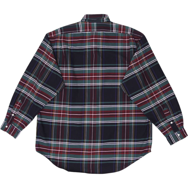 Mens Ralph Lauren Casual Cotton Classic Plaid Shirt Size XL