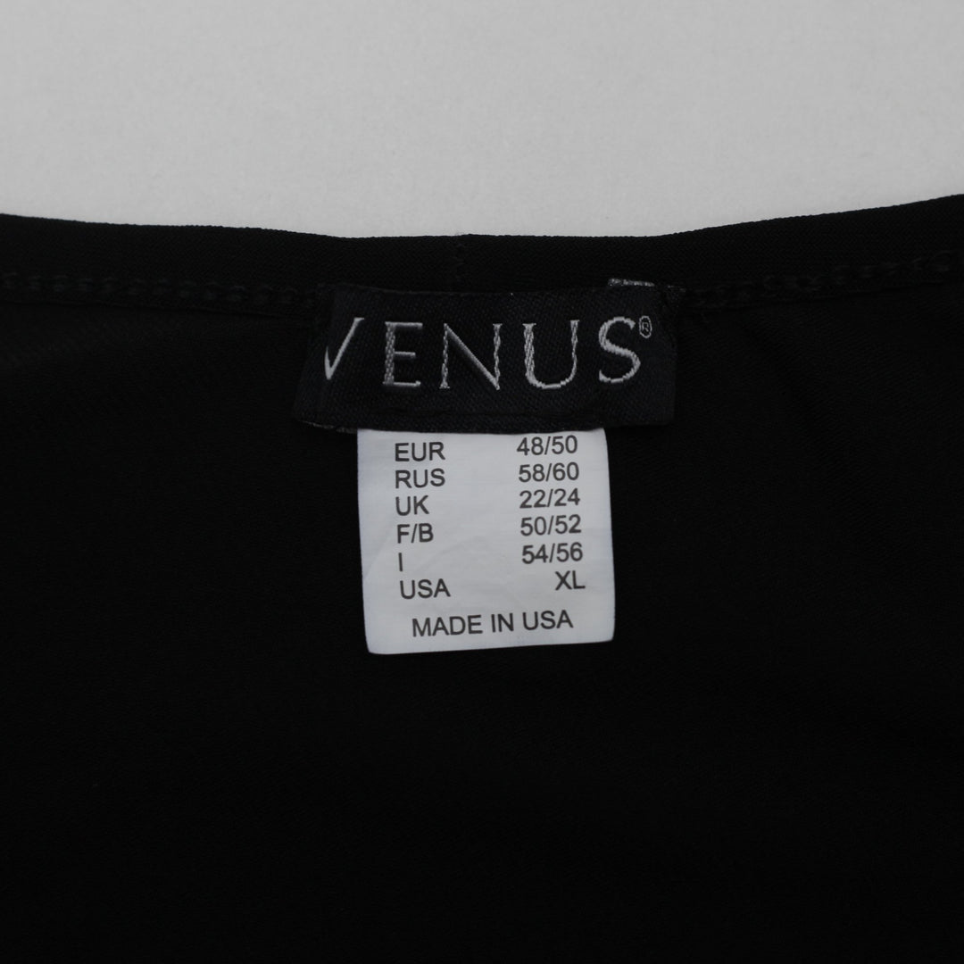 Y2K Ladies Venus One Shoulder Asymmetrical Rhinestone Top Madi in USA Size XL