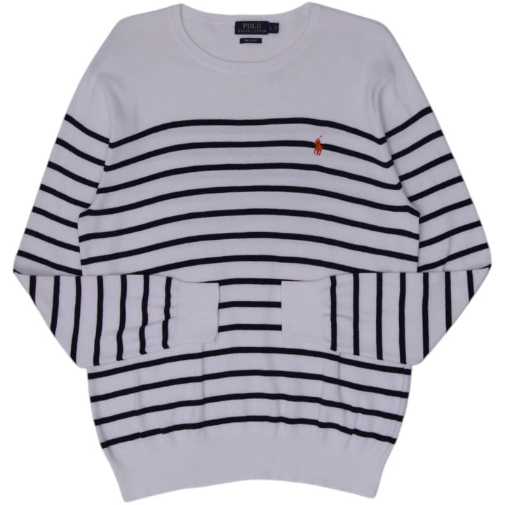 Polo Ralph Lauren Striped Cotton Sweater Size L
