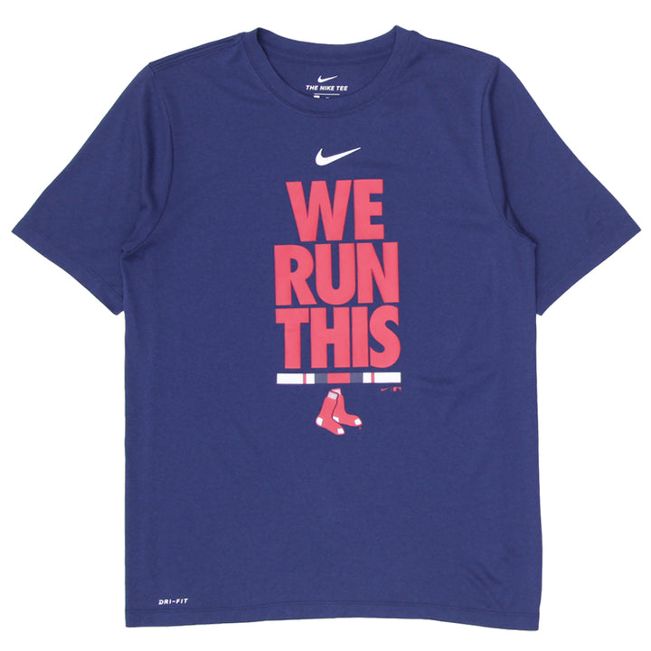 Youth Boys Nike Logo We Run This Sports T-Shirt