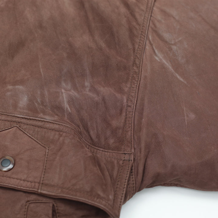 Vintage Pierre Cardin Leather Jacket Size XL | Migration_Jackets - View 8 | Fashion Rerun