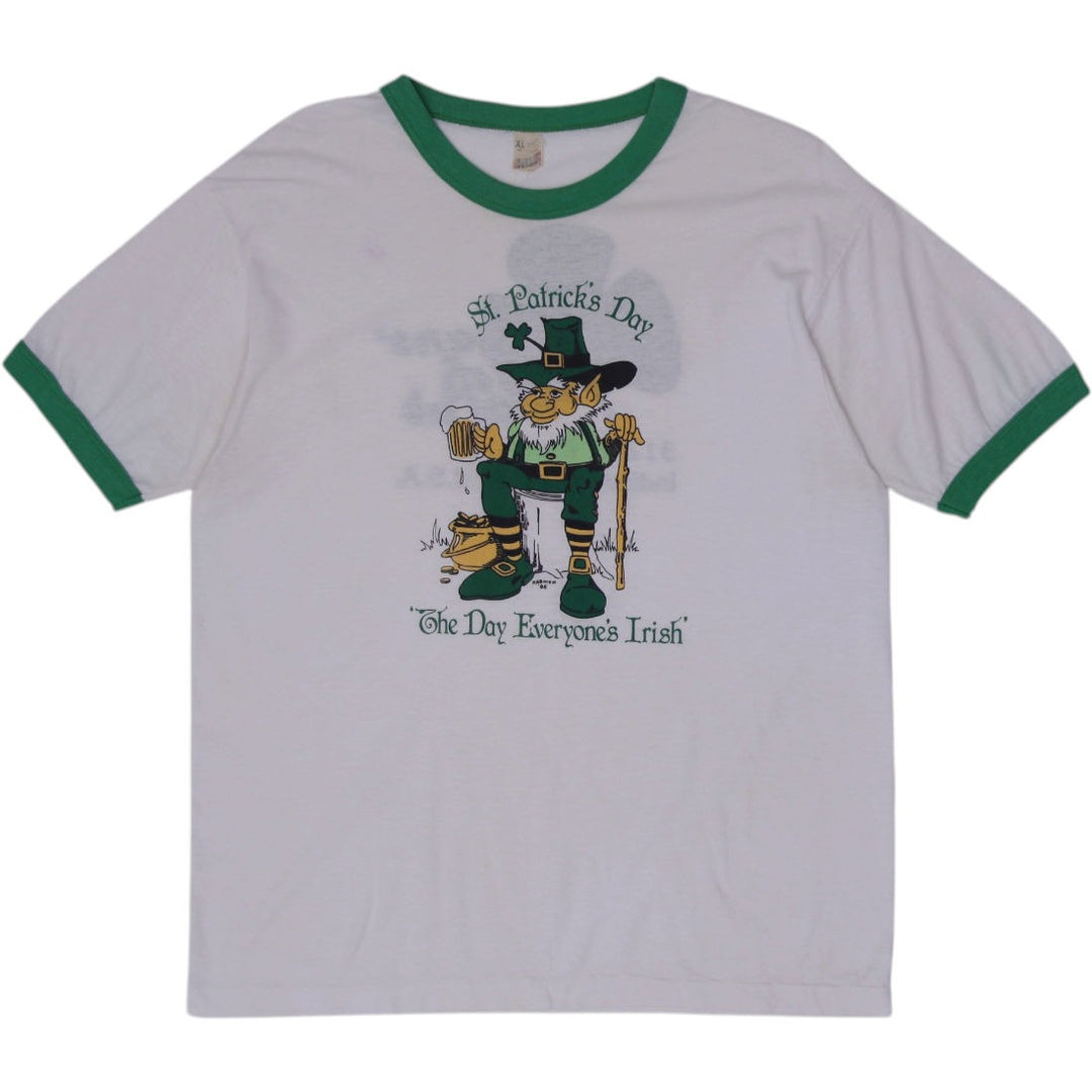 Vintage St Patricks Day Graphic Irish T-Shirt Size XL