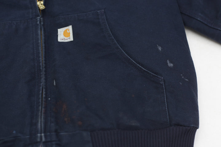 Mens Carhartt J140 DNY Quilted Lining Canvas Work Jacket Made In USA