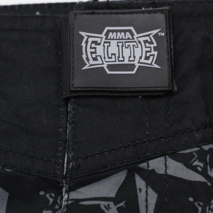 Y2K Mens MMA Elite All-Over Print Skull Board Shorts Size L