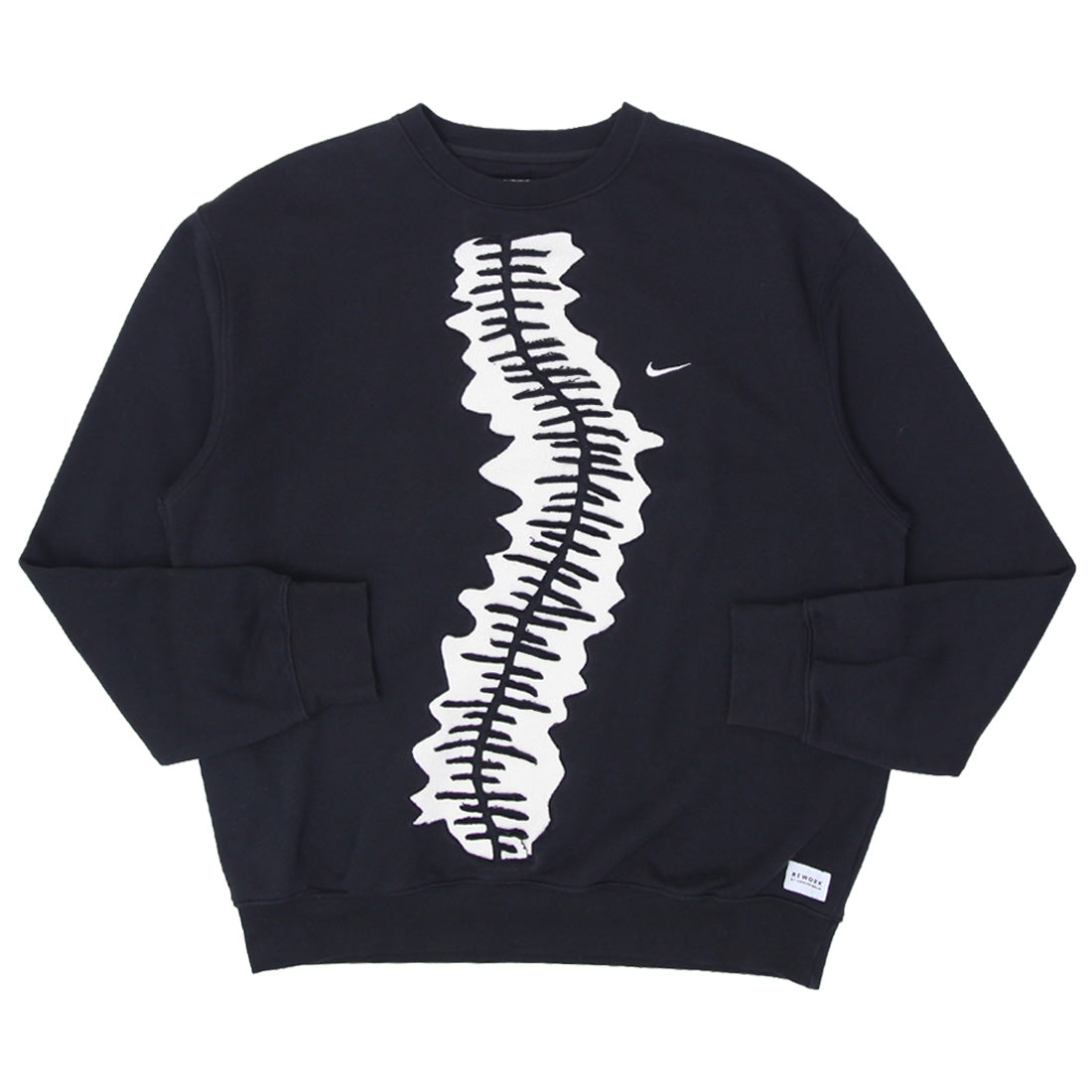 トップス SKELETON PATCHED CREW SWEAT Shop Rework Skeleton Patchwork Crewneck Sweatshirt | Fashion Rerun