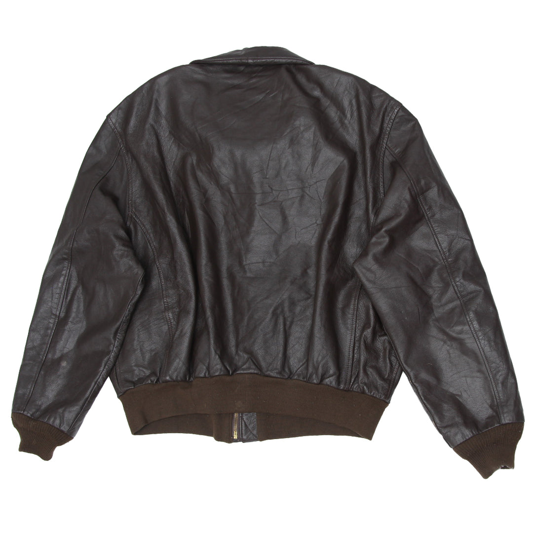 Vintage Cooper A-2 U.S Air Force Flight Goatskin Leather Jacket Made In USA