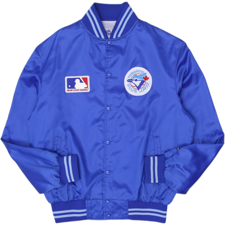 Vintage Toronto Blue Jays Chalk Line Satin Snap Button Jacket L | Migration_Jackets | Fashion Rerun