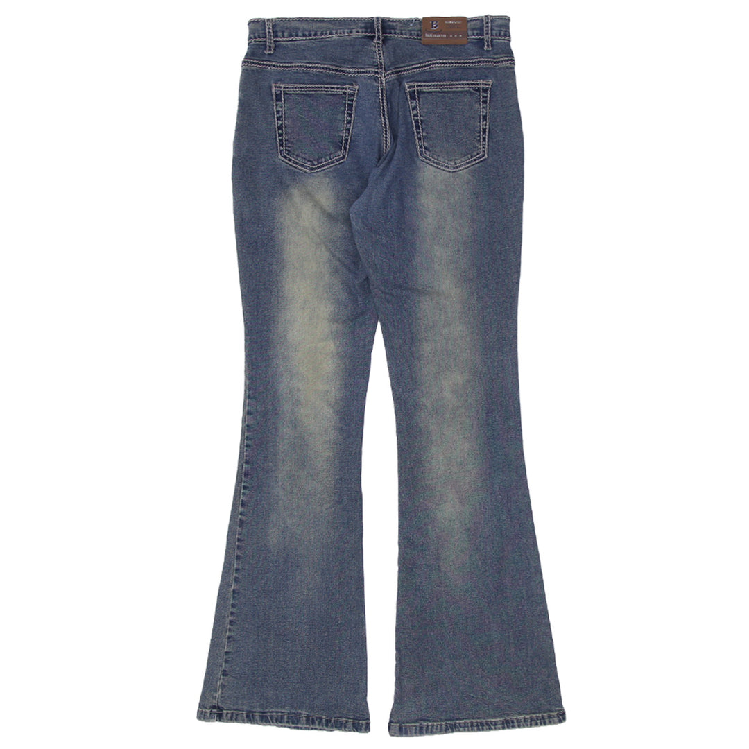 Y2K Ladies Blue Collection Flared Jeans - Fashion Rerun Vintage Migration_Pants