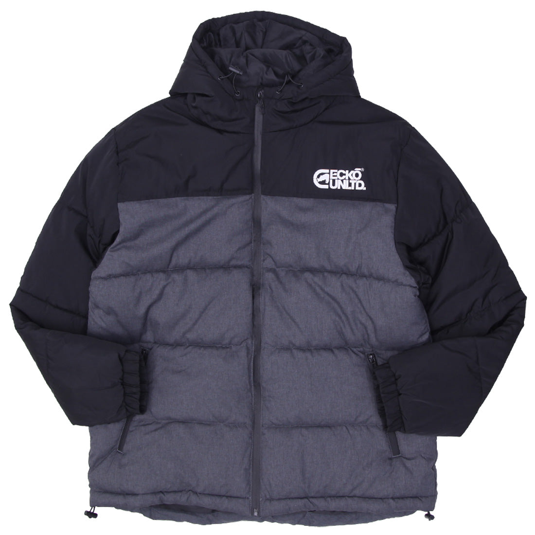 Shop Mens Ecko UnLtd Full Zip Hooded Puffer Jacket | Fashion Rerun