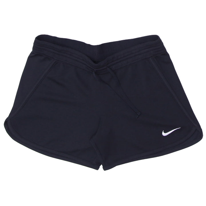 Ladies Nike Dri-Fit Embroidered Logo Black Sport Shorts