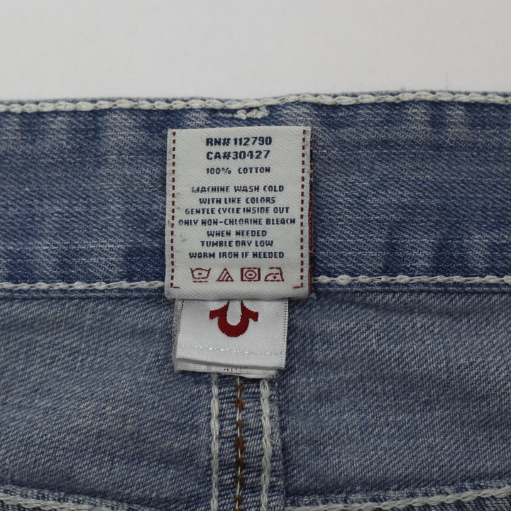 Y2K Mens True Religion Billy Flap Pocket Denim Jeans Size 30