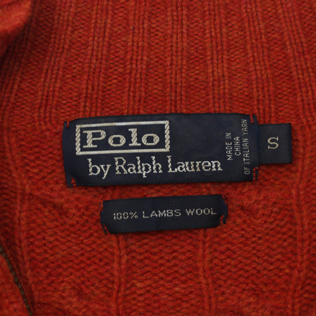 Vintage Polo by Ralph Lauren 100% Lambs Wool Quarter Zip Sweater - Fashion Rerun Vintage Migration_Sweaters
