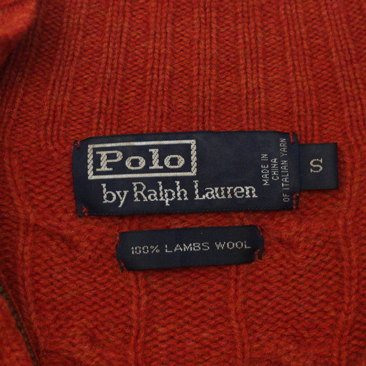 Vintage Polo by Ralph Lauren 100% Lambs Wool Quarter Zip Sweater - Fashion Rerun Vintage Migration_Sweaters