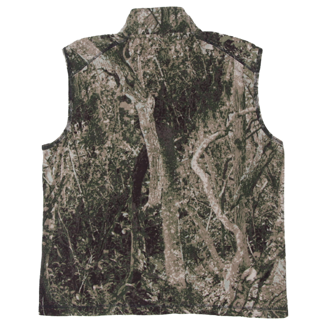Mens Reels Legends Full Zip Fleece Camo Vest - Fashion Rerun Vintage Migration_Jacket