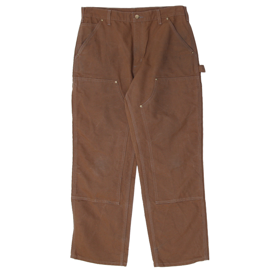 Shop Mens Carhartt B01 BRN Loose Original Fit Double Knee